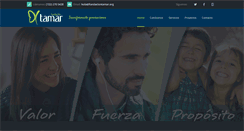 Desktop Screenshot of fundaciontamar.org